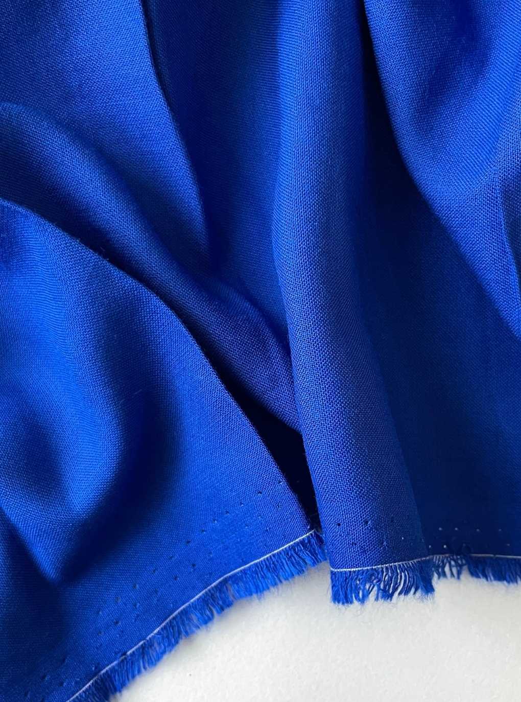 Fabric Pandit Fabric Indigo Blue Color Pure Rayon Fabric