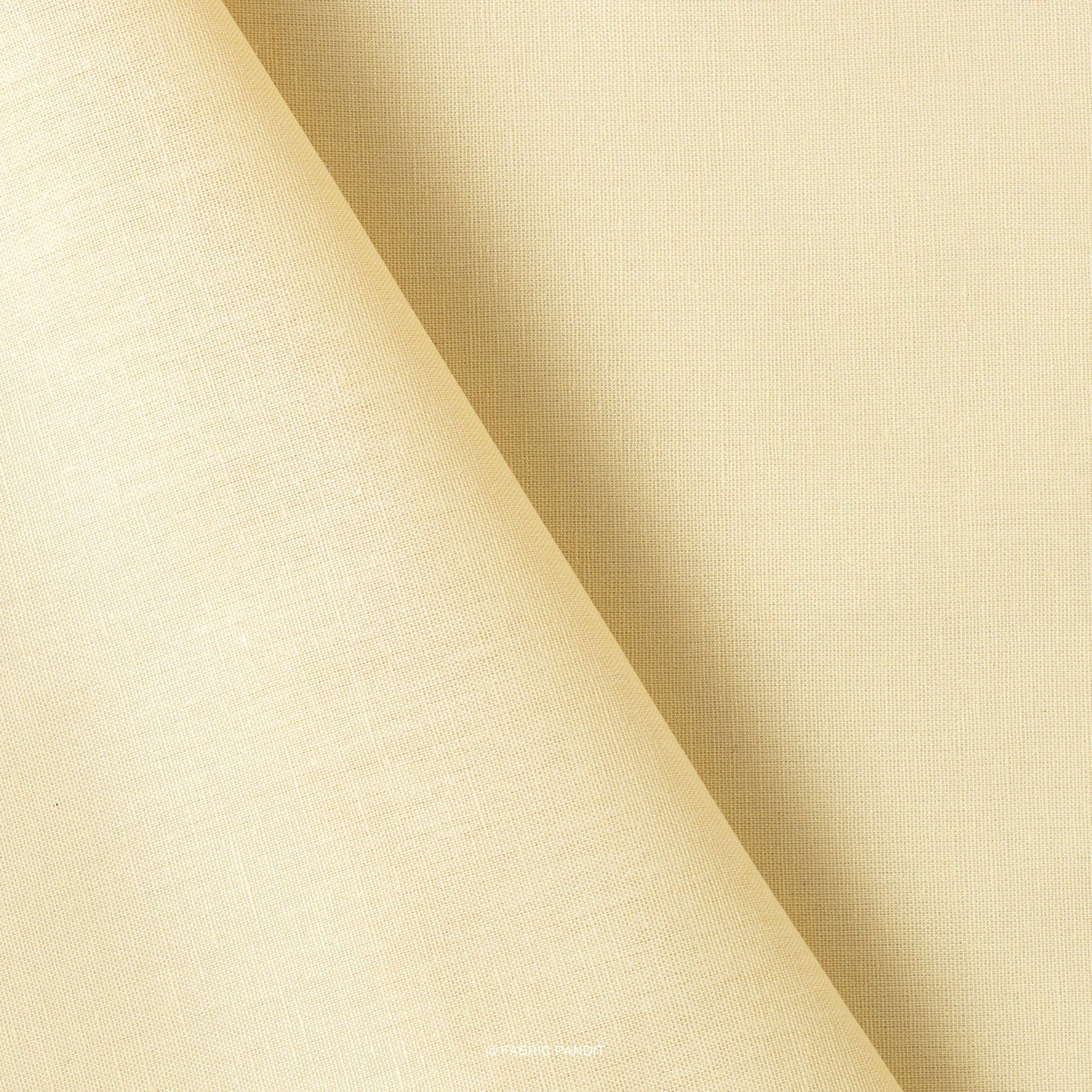 Ivory Color Pure Cotton Linen Fabric (Width 42 Inches) – Fabric Pandit