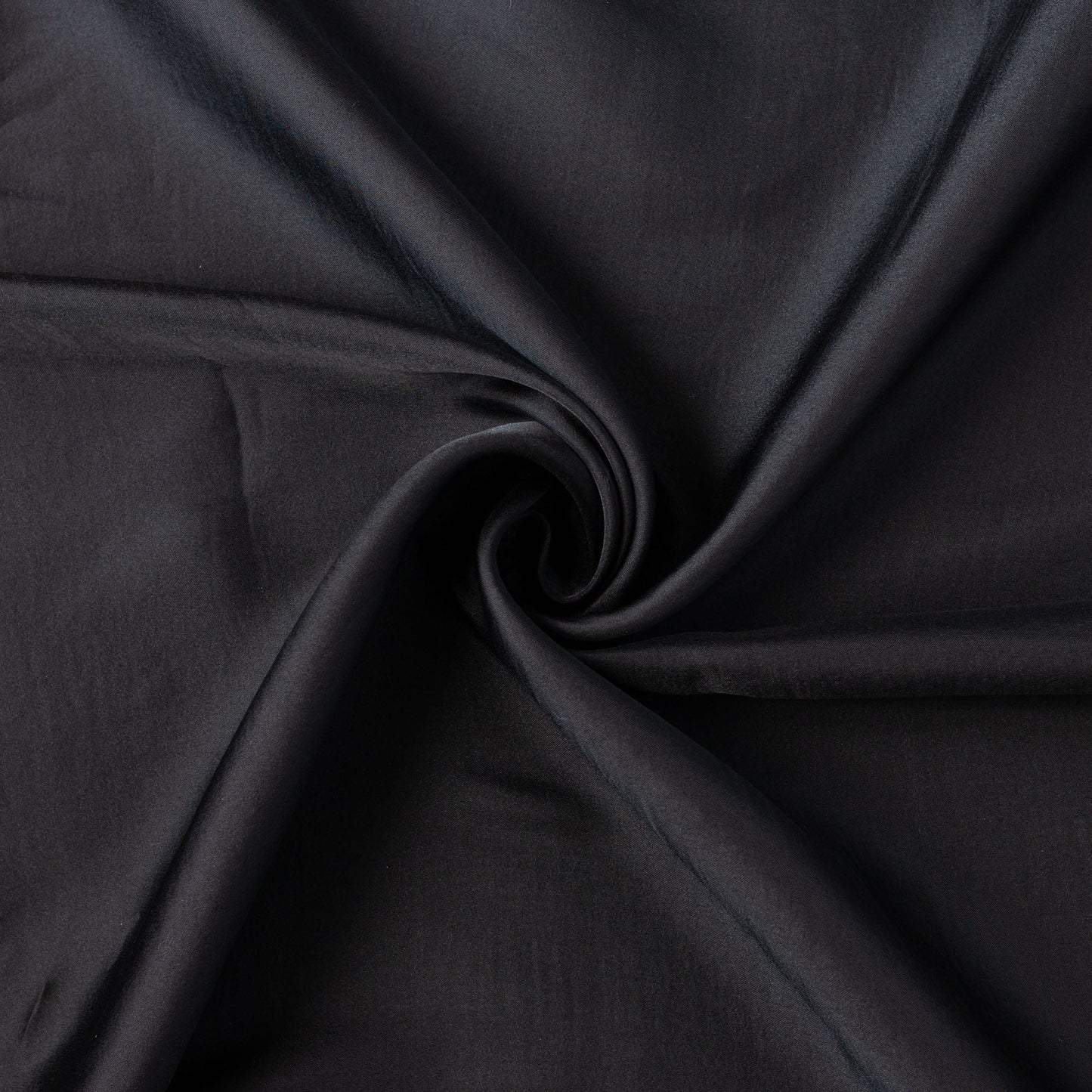 Fabric Pandit Fabric Jade Black Plain Premium Tussar Silk Fabric