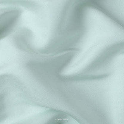 Fabric Pandit Fabric Light Aquamarine Plain Premium Tussar Silk Fabric