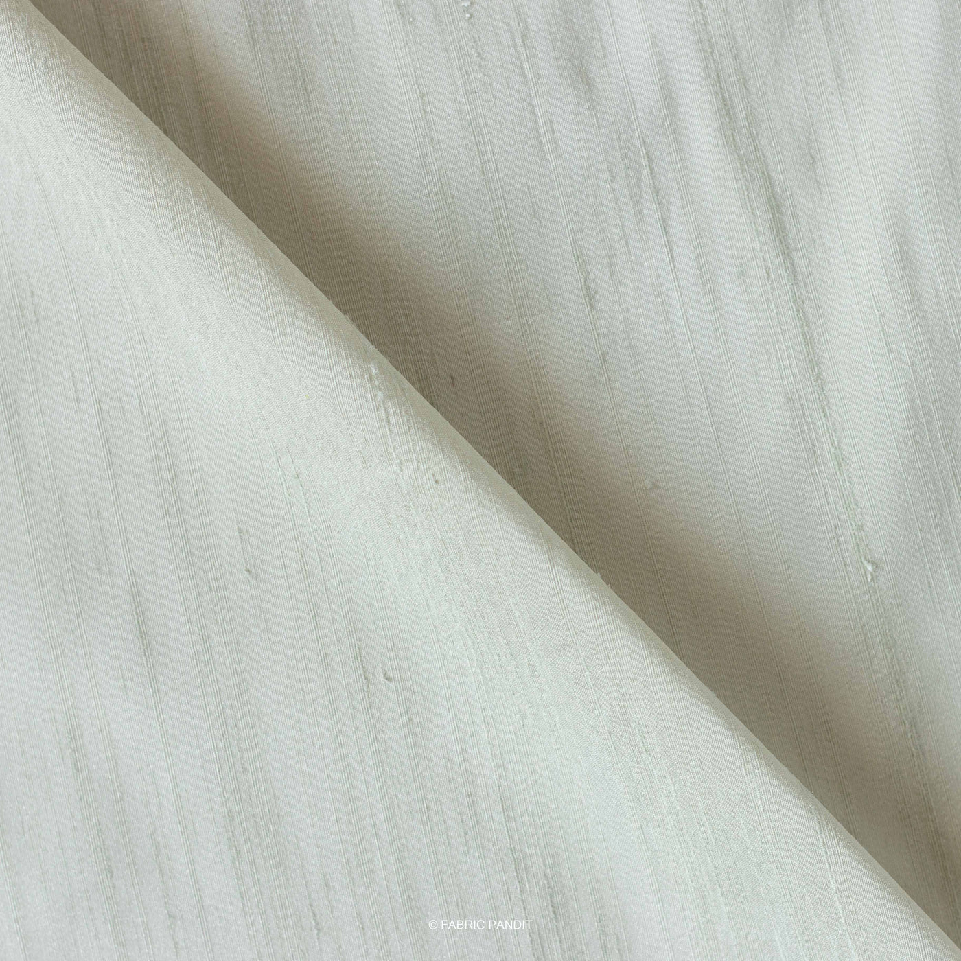 Fabric Pandit Fabric Light Pastel Green Plain Premium Silk Fabric (Width 46 Inches)