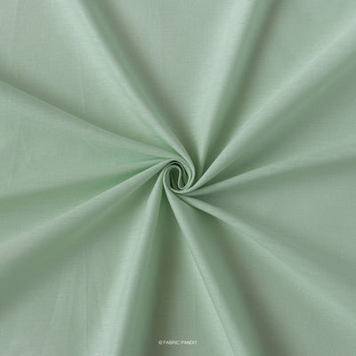 Fabric Pandit Fabric Magic Mint Color  Cotton Linen Fabric
