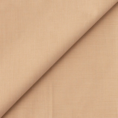 Fabric Pandit Fabric Men's Beige Textured Cotton Shirting Fabric (Width 58 inch)