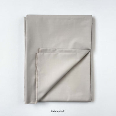 Fabric Pandit Fabric Men's Light Grey Cotton Shirting Fabric (Width 58 Inch)