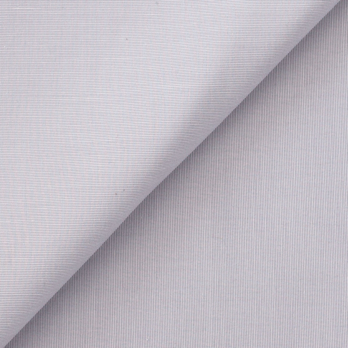 Fabric Pandit Fabric Men's Light Grey Cotton Yarn Dyed Shirting Fabric (Width 58 inch)