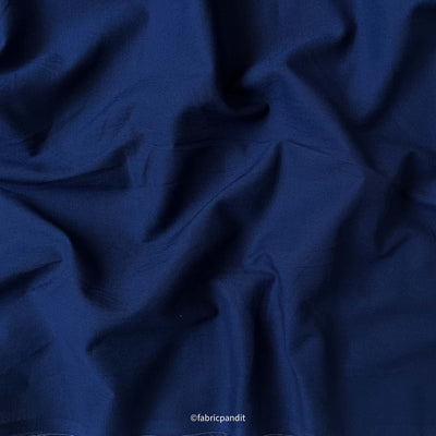 Fabric Pandit Fabric Navy Blue Color Pure Cotton Cambric Fabric (Width 42 Inches)