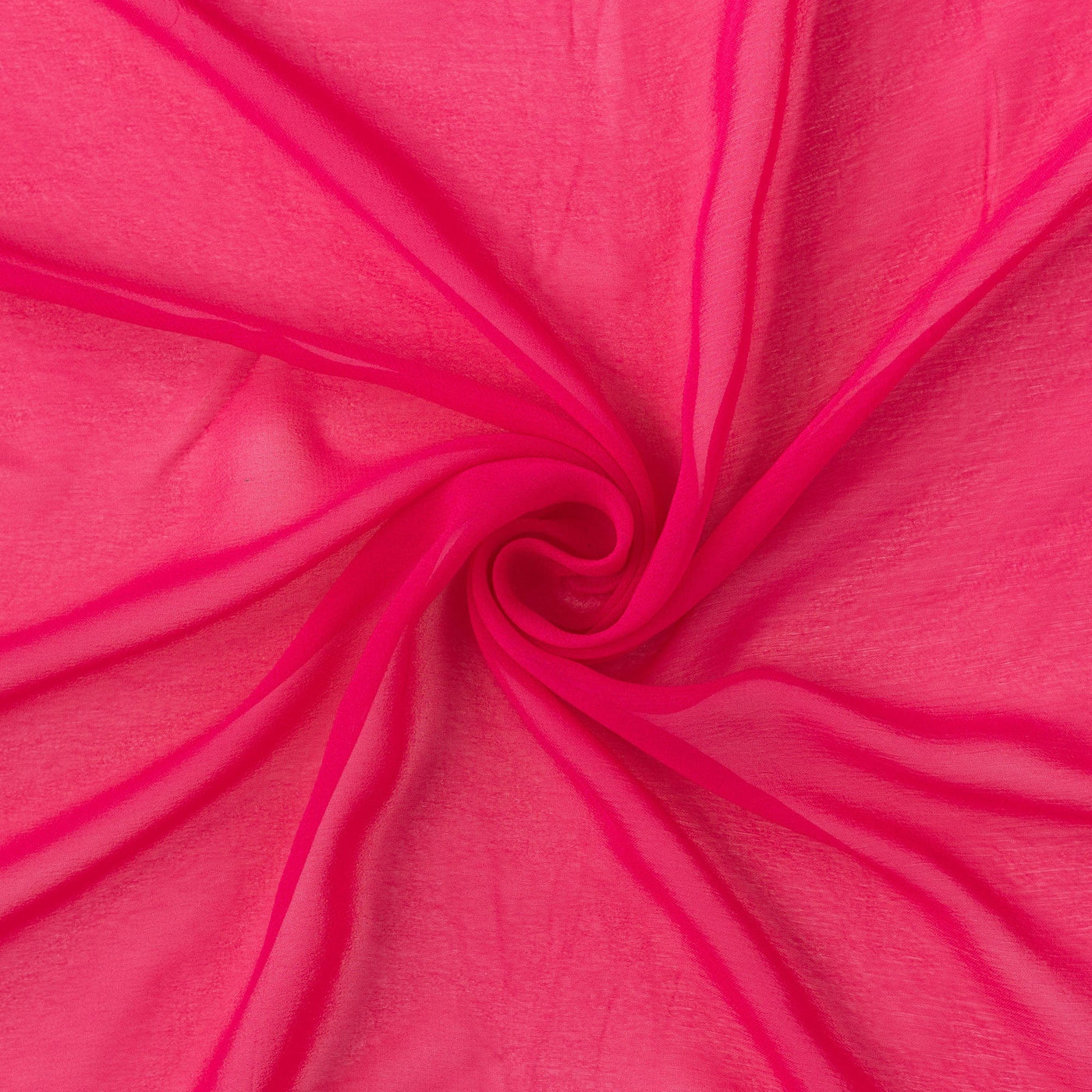 Pleated Silk Georgette - Hot Pink  FABRICS & FABRICS – Fabrics & Fabrics