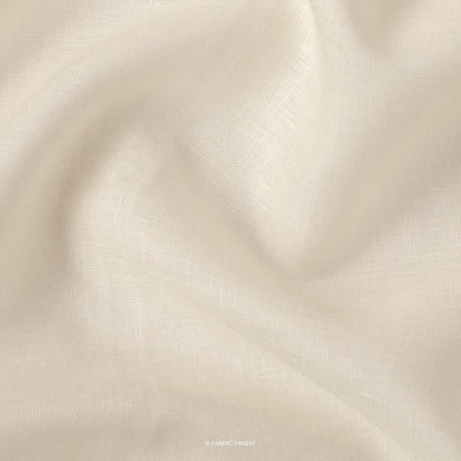 Fabric Pandit Fabric OffWhite Plain Premium 60 Lea Pure Linen Fabric (Width 58 inch)