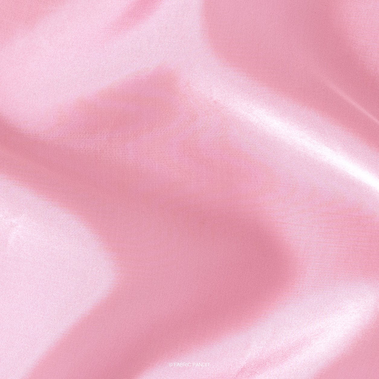 Fabric Pandit Fabric Rouge Pink Plain Premium Organza Fabric (Width 44 Inches)