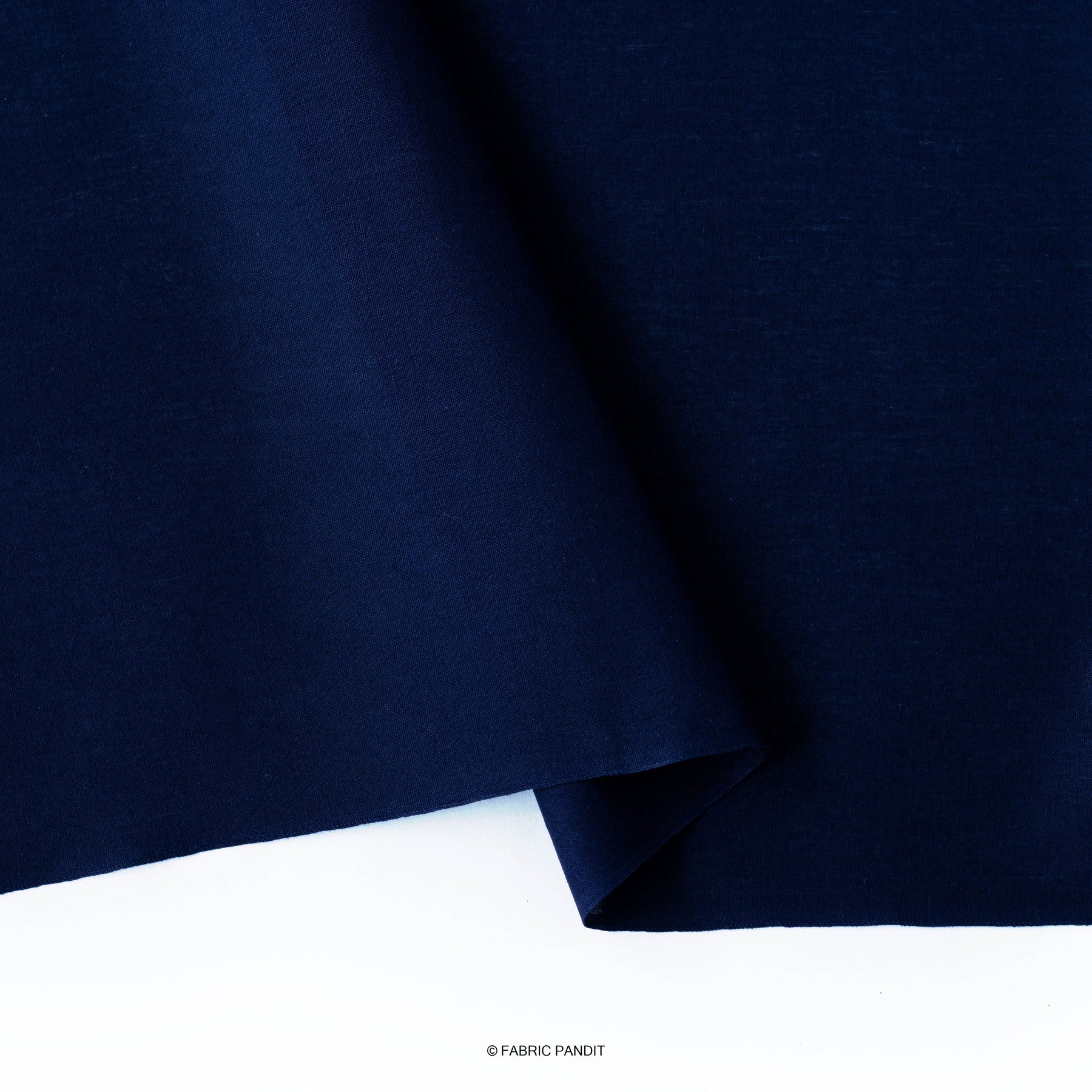 Royal Blue Color Pure Cotton Linen Fabric (Width 42 Inches) – Fabric Pandit