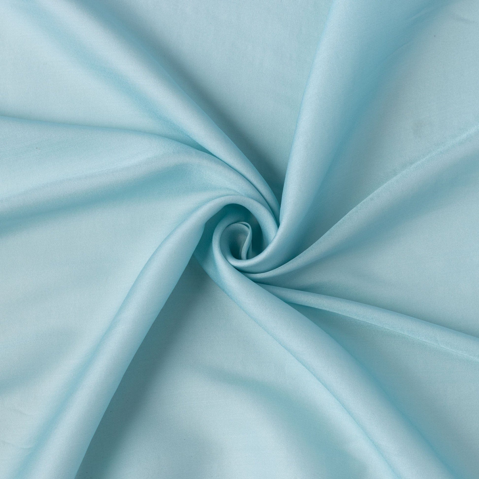 Fabric Pandit Fabric Sky Blue Plain Premium Tussar Silk Fabric