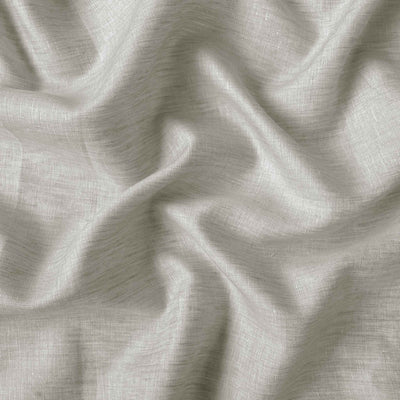 Fabric Pandit Fabric Smoke Grey Plain Premium 60 Lea Pure Linen Fabric (Width 58 Inches)