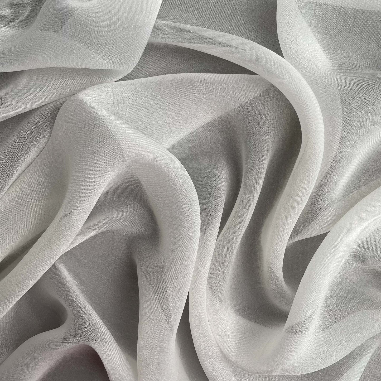 Fabric Pandit Fabric White Dyeable Pure 30X30 Bemberg Crepe Plain Fabric (Width 45 Inches, 44 Gms)