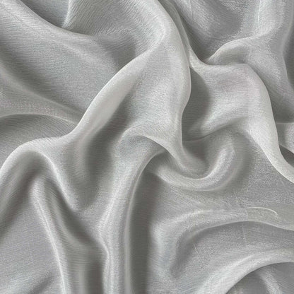 Fabric Pandit Fabric White Dyeable Pure 40*40 Viscose Chinnon Chiffon Plain Fabric (Width 40 Inches, 52 Gms)