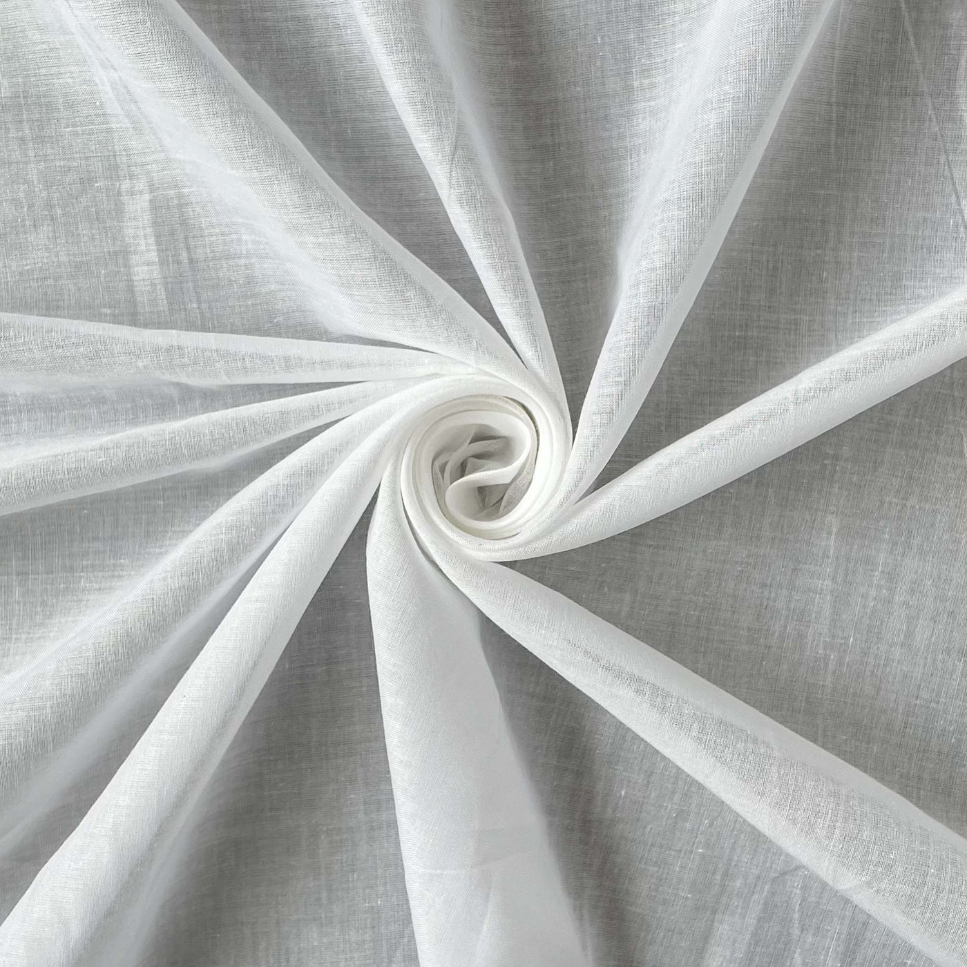 Off-White Color Pure Cotton Linen Fabric (Width 42 Inches
