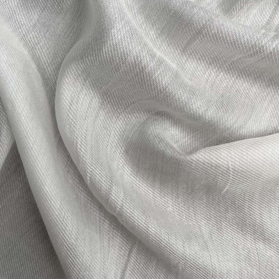 Fabric Pandit Fabric White Dyeable Pure Bemberg Heavy Pashmina Plain Fabric (Width 44 Inches, 88 Gms)
