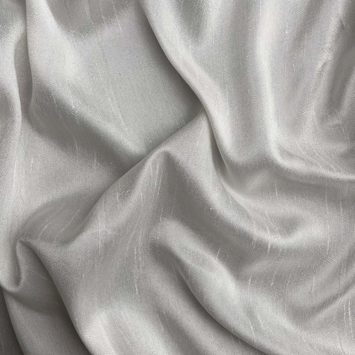 Fabric Pandit Fabric White Dyeable Pure Bemberg Raw Silk Plain Fabric (Width 45 Inches, 117 Gms)