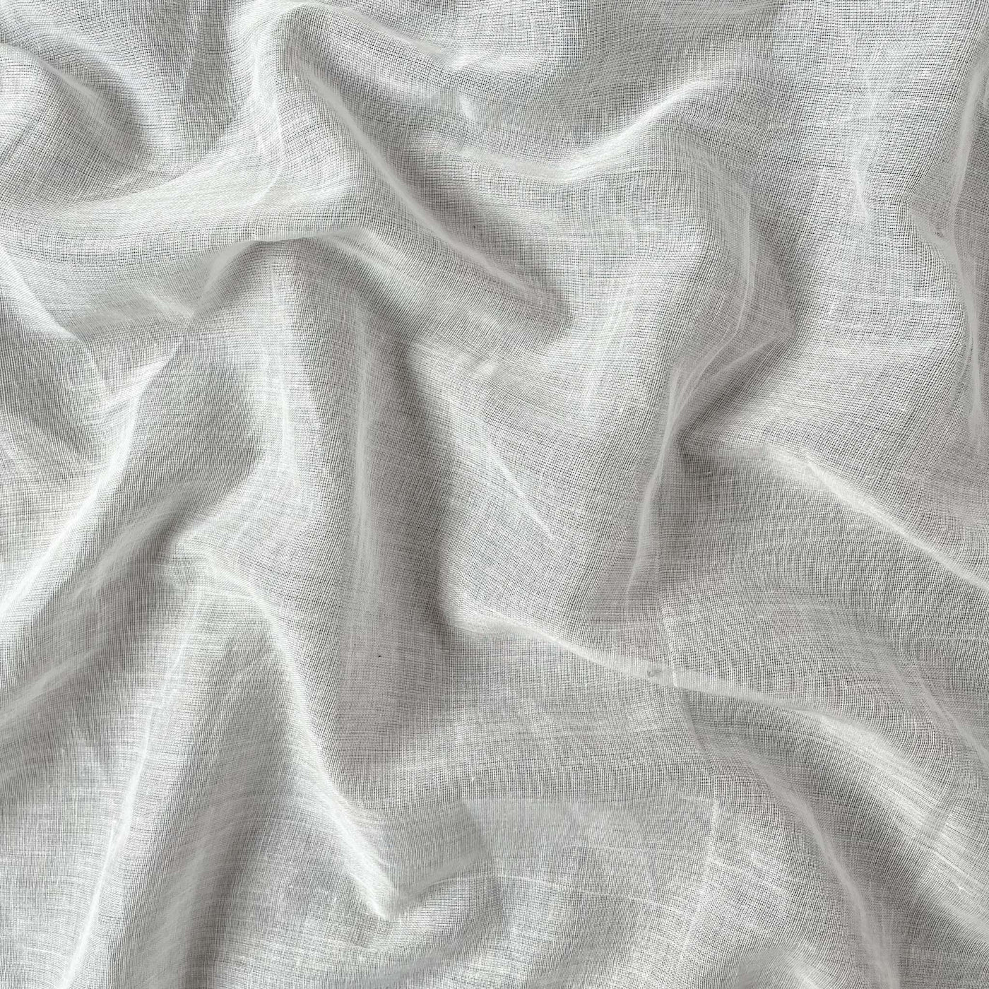 Fabric Pandit Fabric White Dyeable Pure Cotton Mul Plain Fabric (Width 42 Inches, 38 Gms)