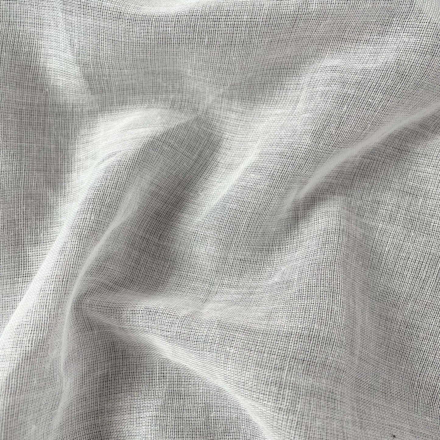 Fabric Pandit Fabric White Dyeable Pure Cotton Mul Plain Fabric (Width 42 Inches, 38 Gms)