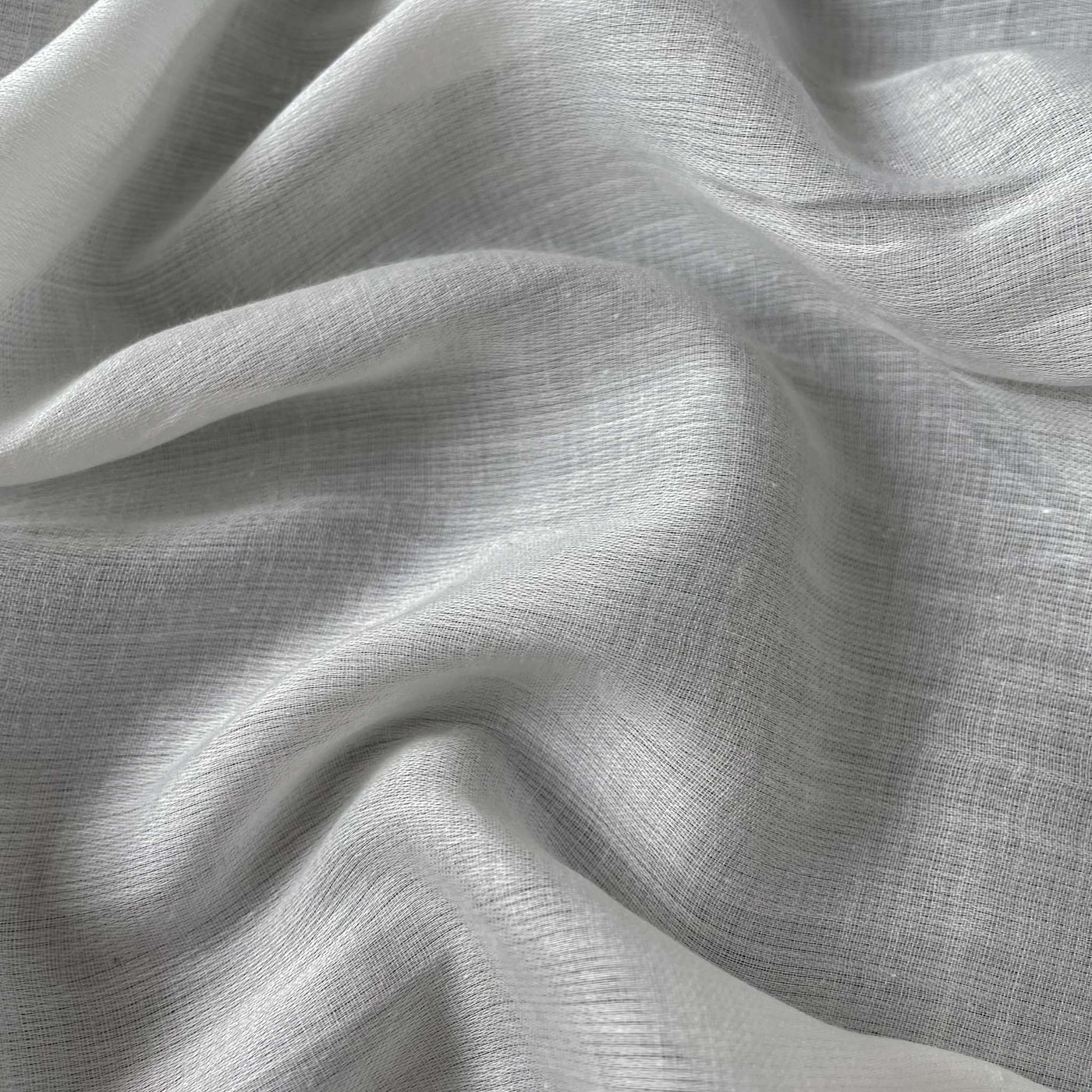 Fabric Pandit Fabric White Dyeable Pure Lawn Cotton Satin Plain Fabric (Width 44 Inches, 62 gms)