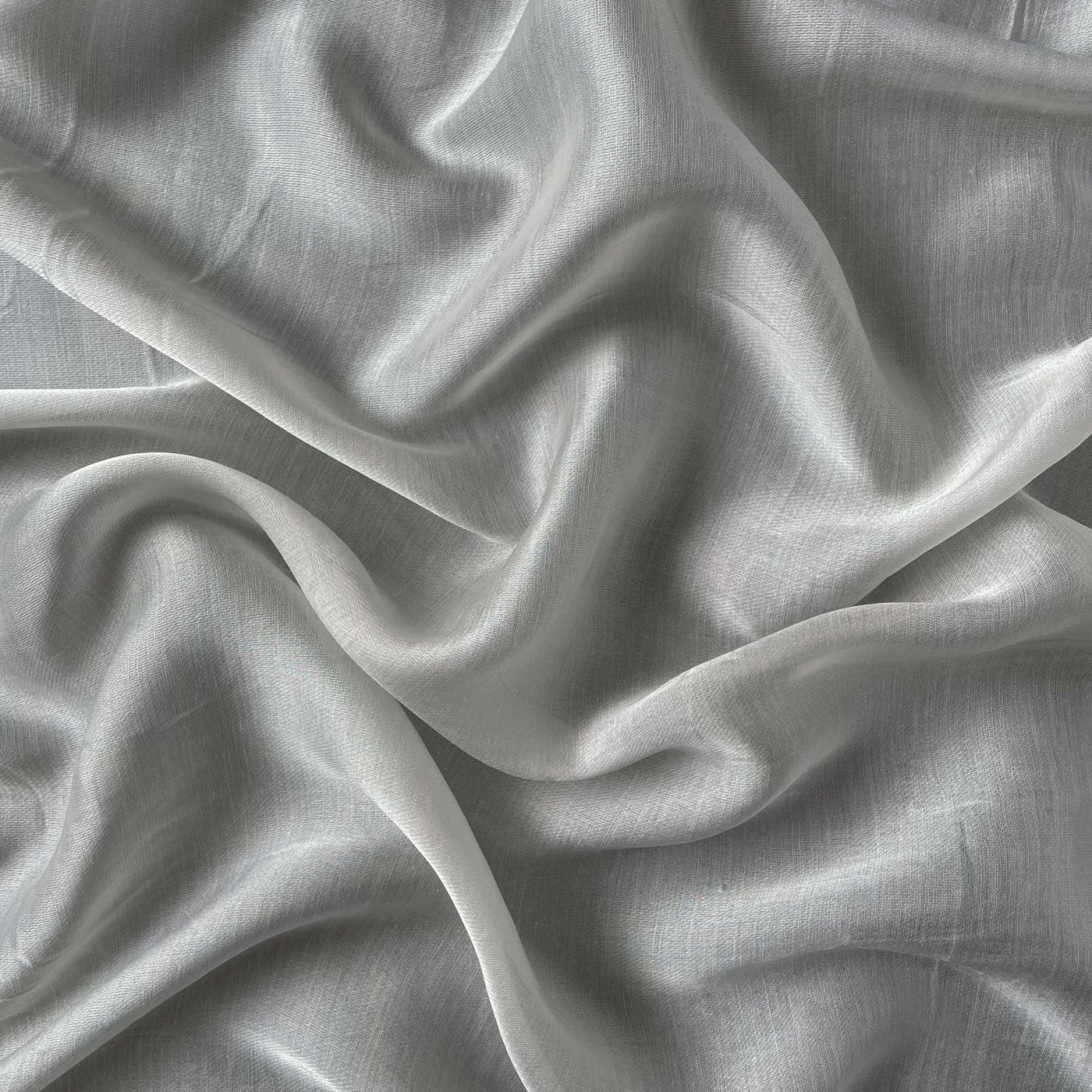 Fabric Pandit Fabric White Dyeable Pure Viscose Organza Satin Plain Fabric (Width 44 Inches, 92 Gms)