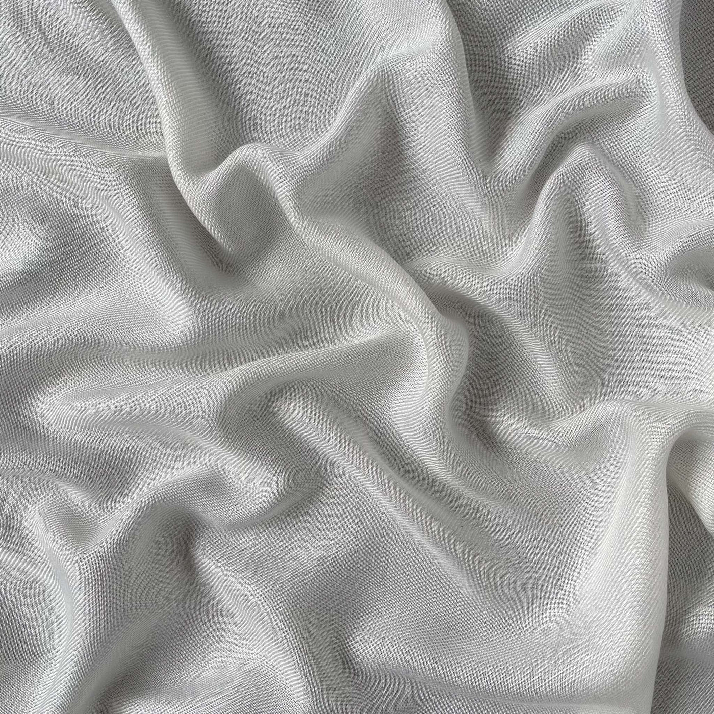 Fabric Pandit Fabric White Dyeable Pure Viscose Rayon Twill Plain Fabric (Width 36 Inches, 89 Gms)