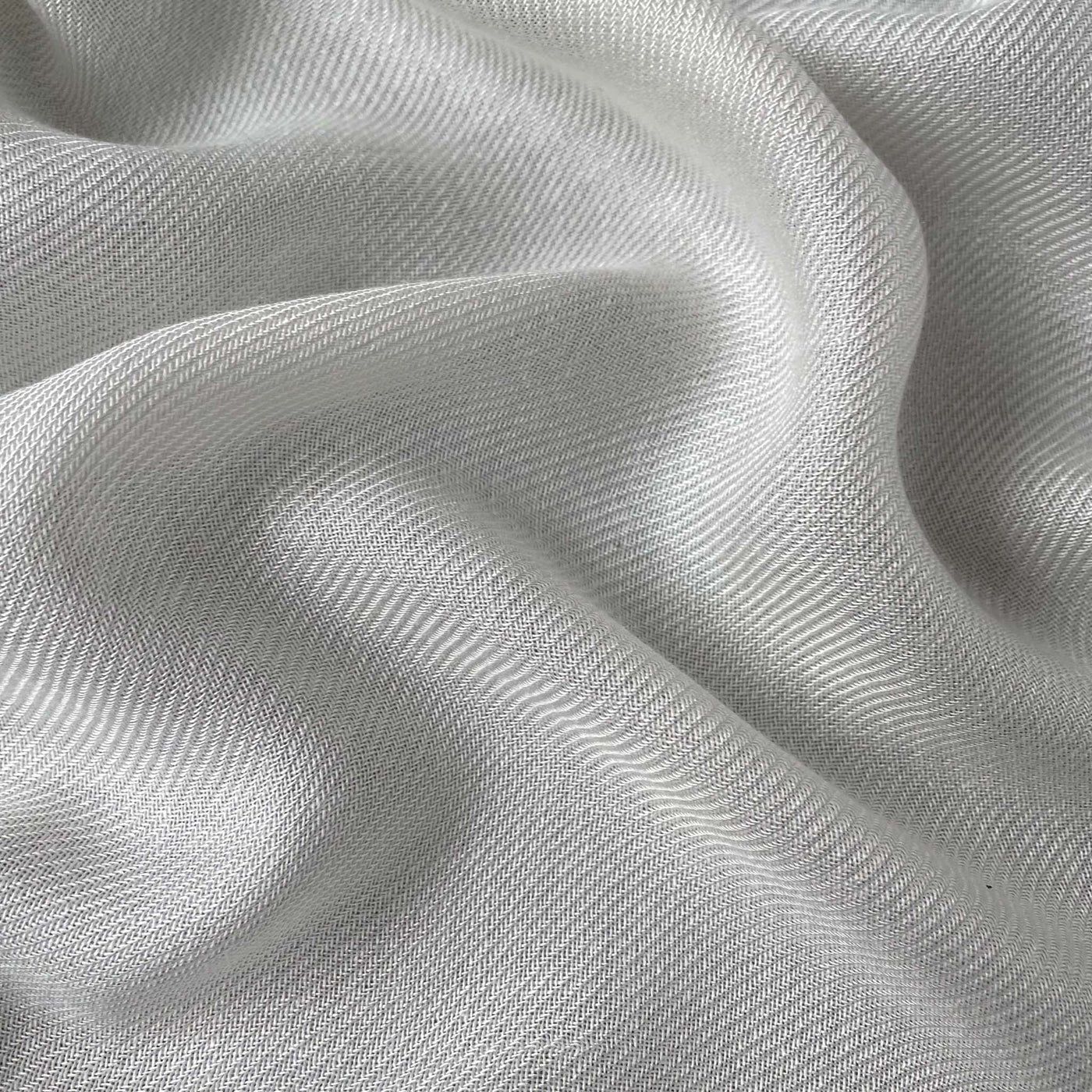 Fabric Pandit Fabric White Dyeable Pure Viscose Rayon Twill Plain Fabric (Width 36 Inches, 89 Gms)