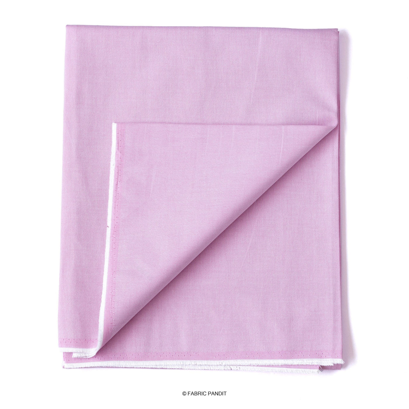 Fabric Pandit Shirt Blush Pink Premium Oxford Cotton Unstitched Men's Shirt Piece (Width 58 Inch | 1.60 Meters)