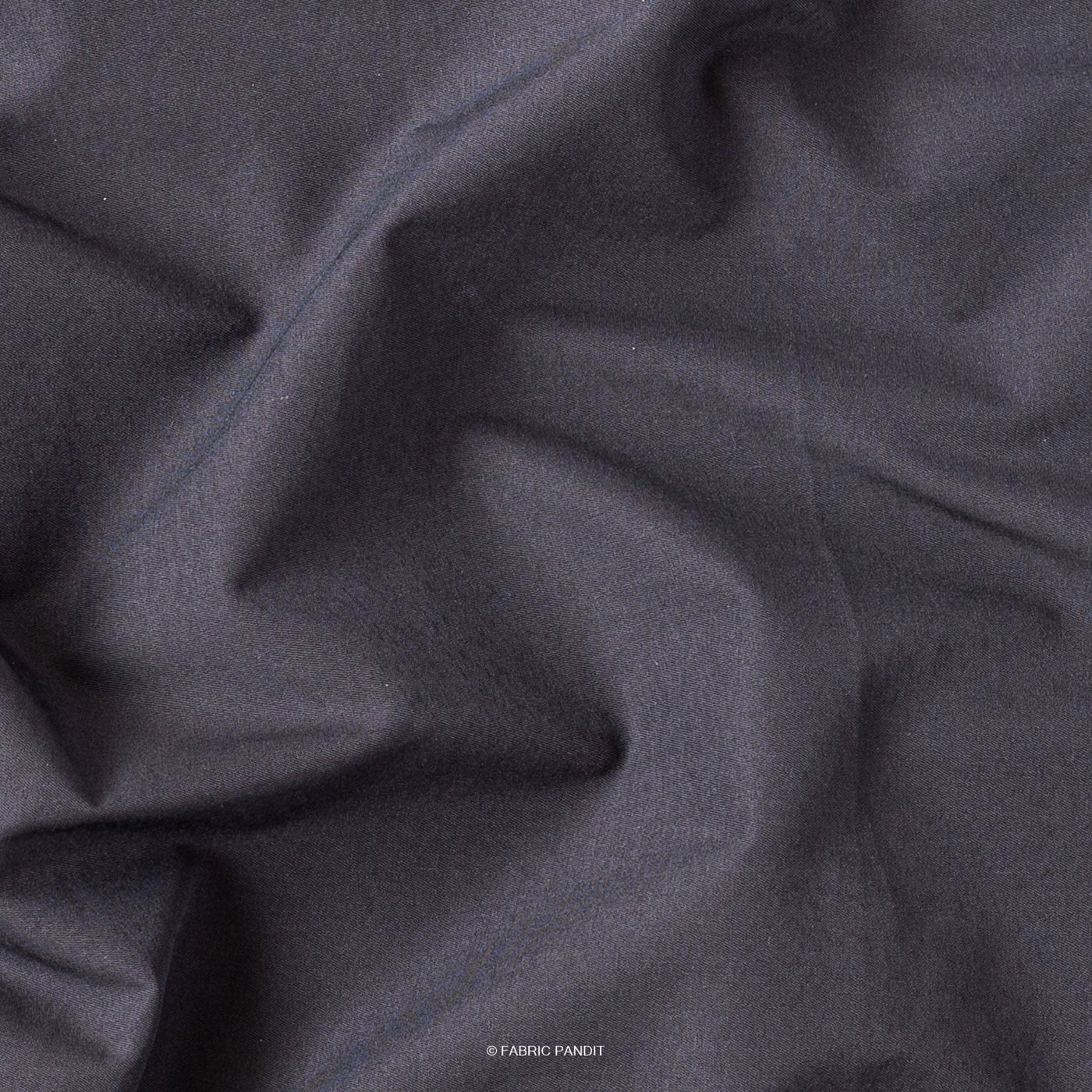 Fabric Pandit Shirt Dark Grey Premium Cotton Lycra Stretch Unstitched Men's Shirt Piece (Width 54 Inch | 1.60 Meters)
