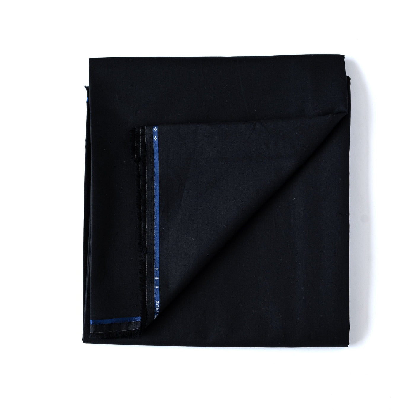Fabric Pandit Shirt Jade Black Premium Egyptian Giza Cotton Unstitched Men's Shirt Piece (Width 60 inch | 1.60 Meters)