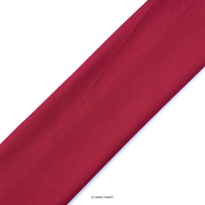 Fabric Pandit Shirt Maroon Premium Cotton Lycra Stretch Unstitched Men's Shirt Piece (Width 54 Inch | 1.60 Meters)
