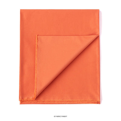 Fabric Pandit Shirt Saffron Premium Cotton Lycra Stretch Unstitched Men's Shirt Piece (Width 54 Inch | 1.60 Meters)